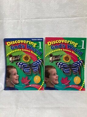 Abeka Discovering God’s World 1st Grade Science Teacher & Student